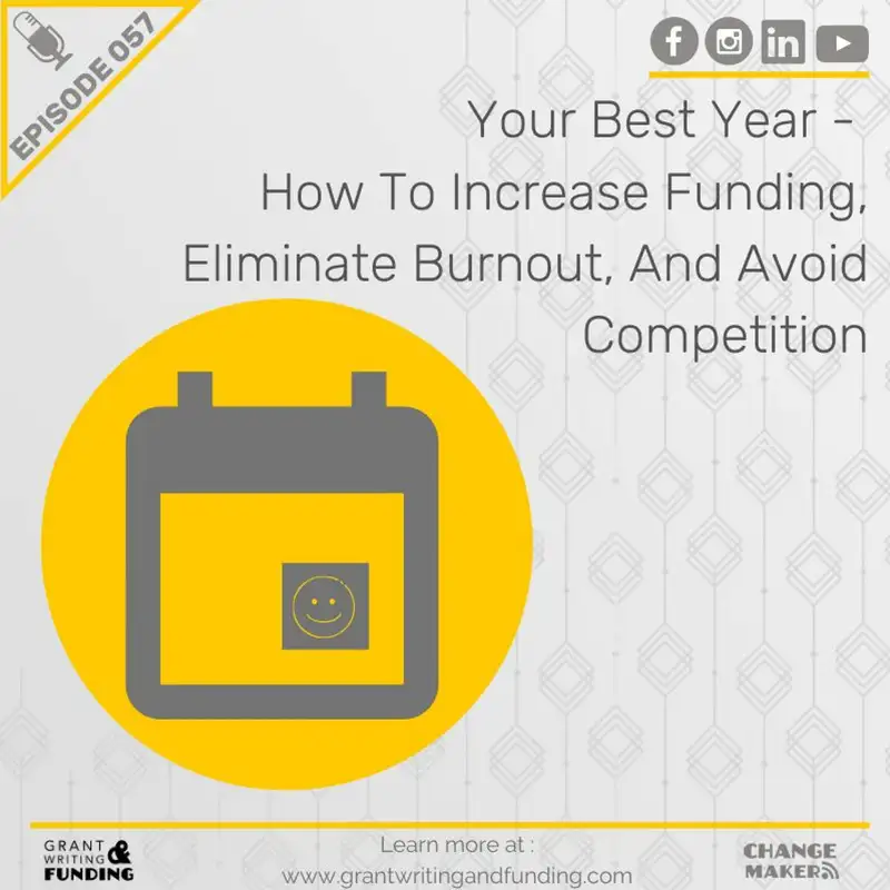 Ep. 57: Your Best Year - How To Increase Funding, Eliminate Burnout, And Avoid Competition