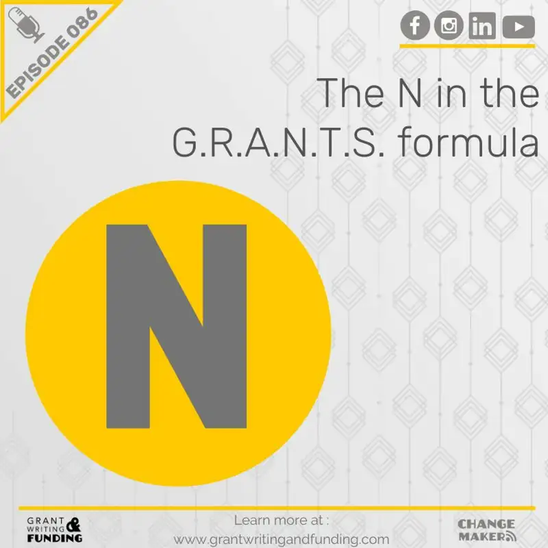 086: The N in the G.R.A.N.T.S. Formula: 5 Tips If You Want to Avoid Failure When Writing Objectives