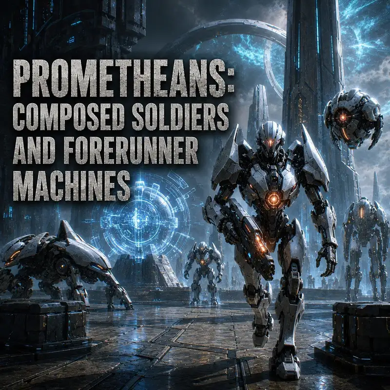 Prometheans: Composed Soldiers and Forerunner Machines
