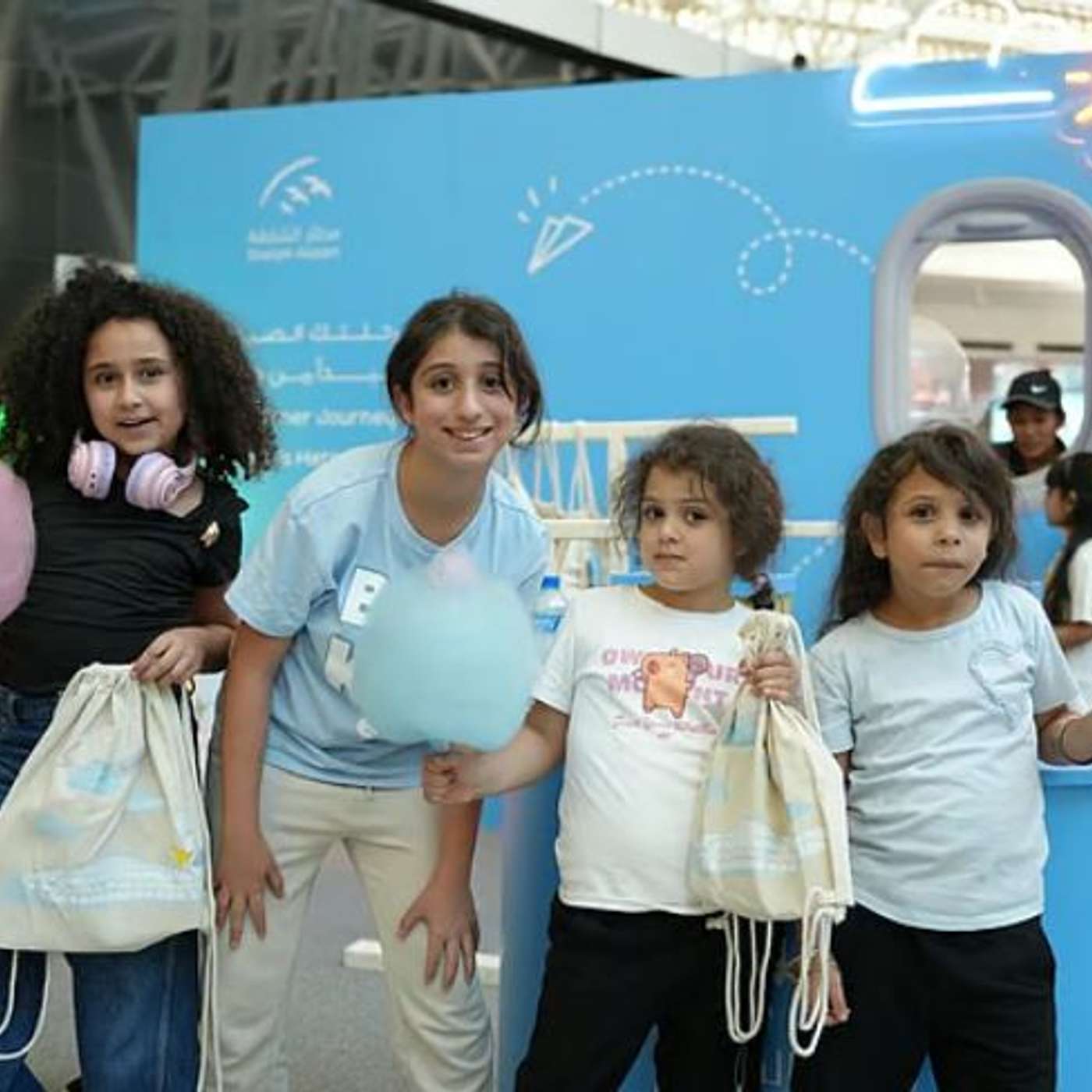 Sharjah Airport entertains children with summer activities✈️