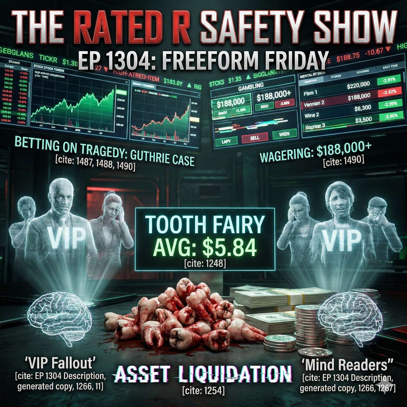 EP 1304: Freeform Friday, Betting on Tragedy, & Liquidating Tooth Fairy Assets episode artwork