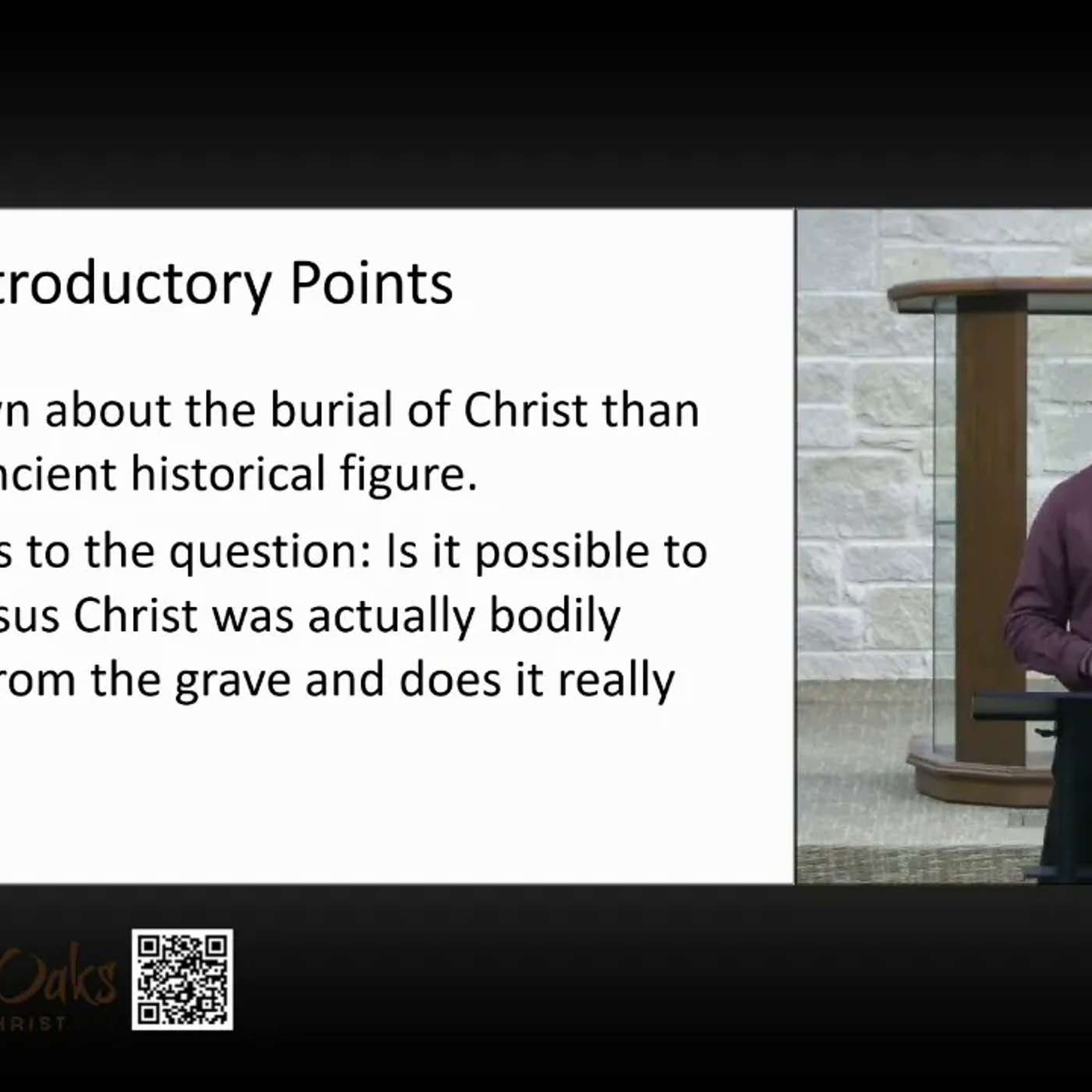 Great Questions of the Bible - Class 04 - March 25, 2026 (Steve Baker) episode artwork