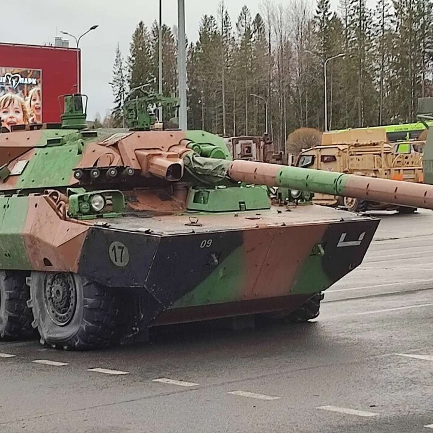 Захваченную в Украине технику выставят в Карелии