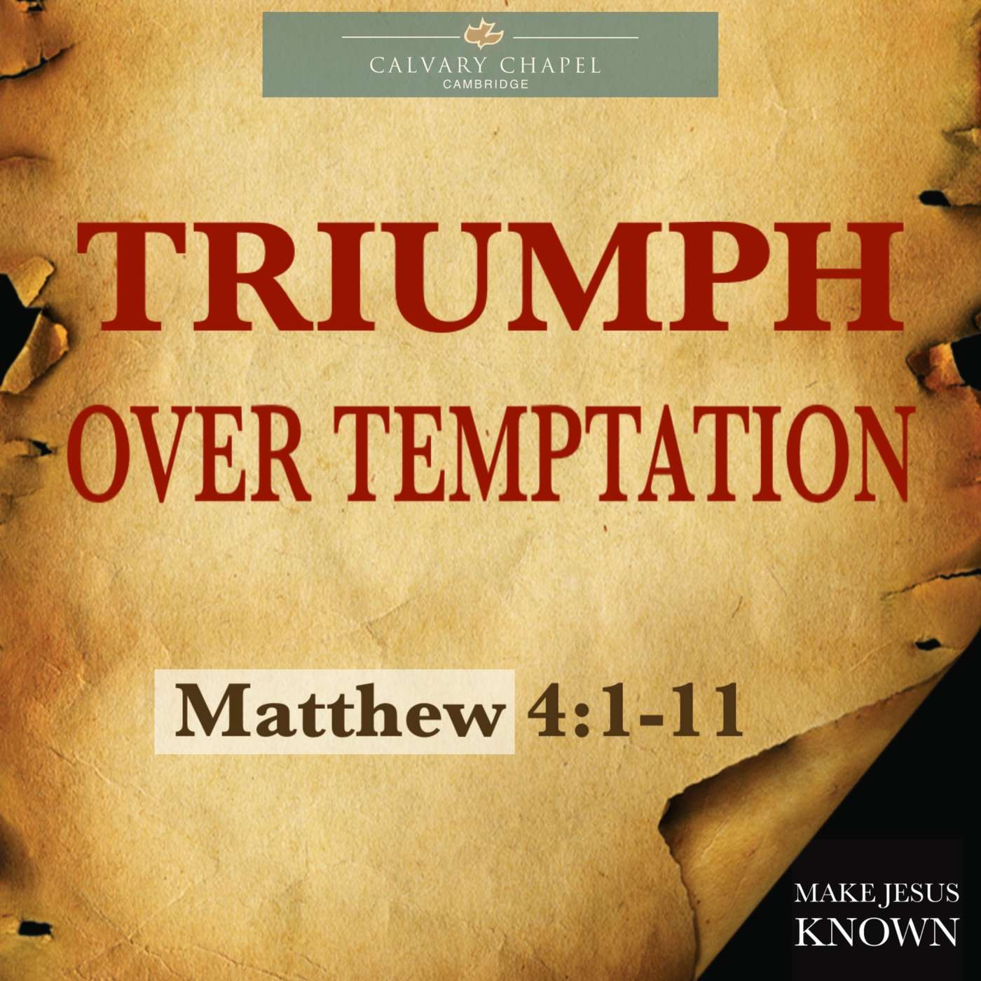 Sermon 2. Triumph Over Tempation episode artwork