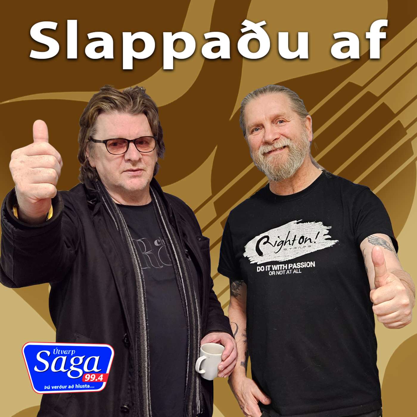 Rúnar Þór og Gunnar Örn Hjördísarson gítarsmiður