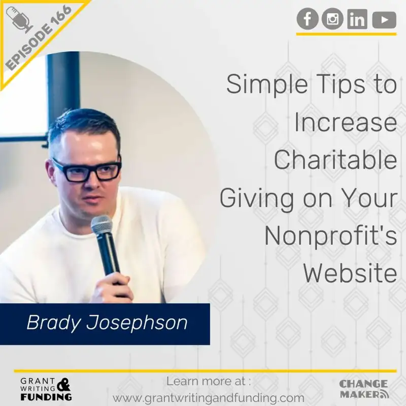 Ep. 166: Simple Tips to Increase Charitable Giving on Your Nonprofit's Website