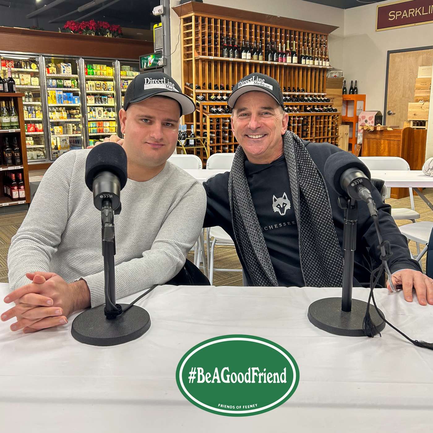 Feeney Talks With Friends