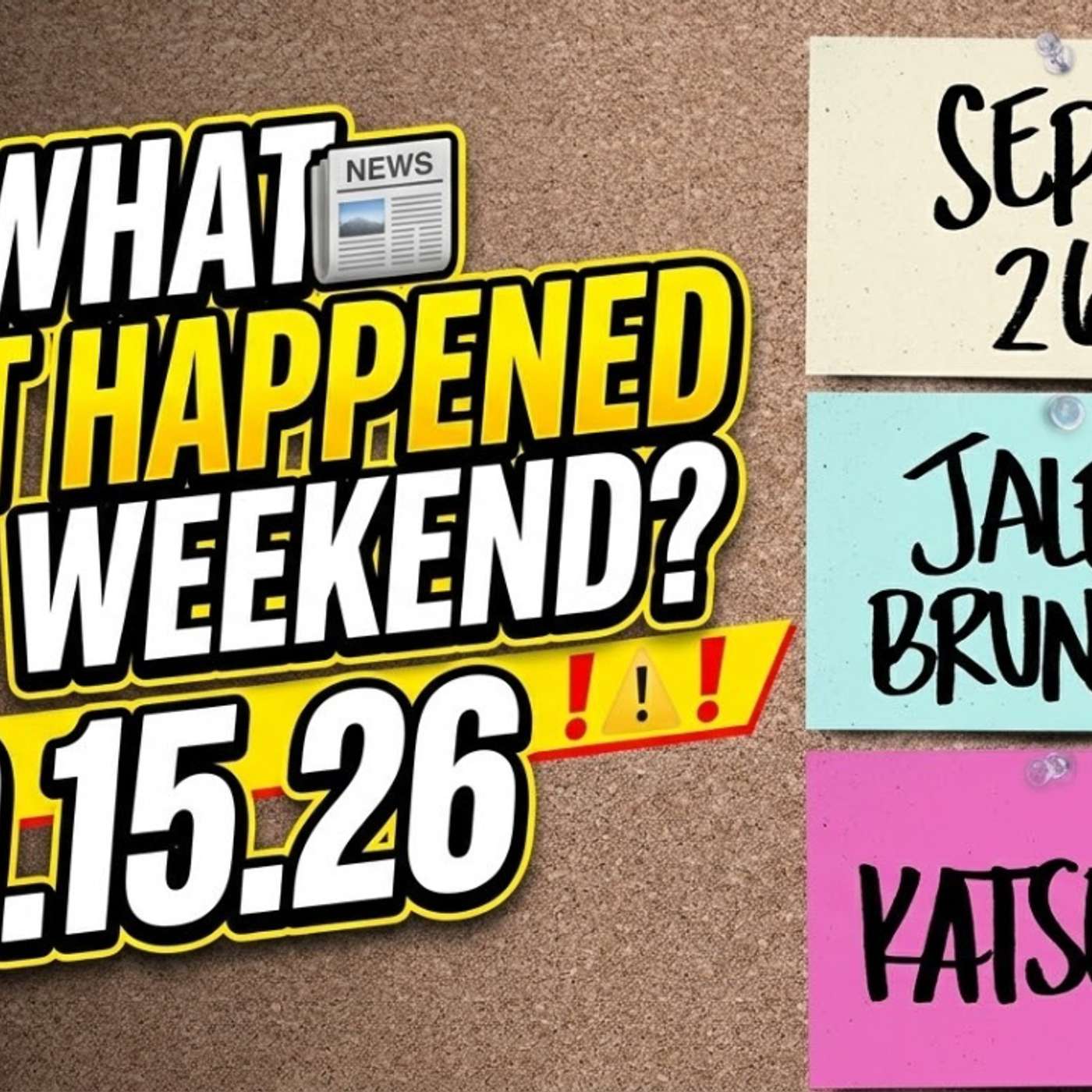 Brunson's SNL Debut, Inde Navarrette's TIFF Victory Lap, and America's New Walking Obsession episode artwork