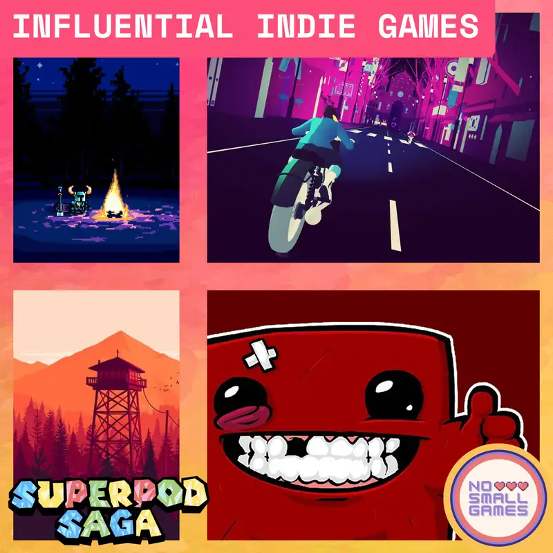 Ep. 133 - Influential Indie Games | Super Meat Boy, Castle Crashers, Shovel Knight and More (ft. Kate and Emily)