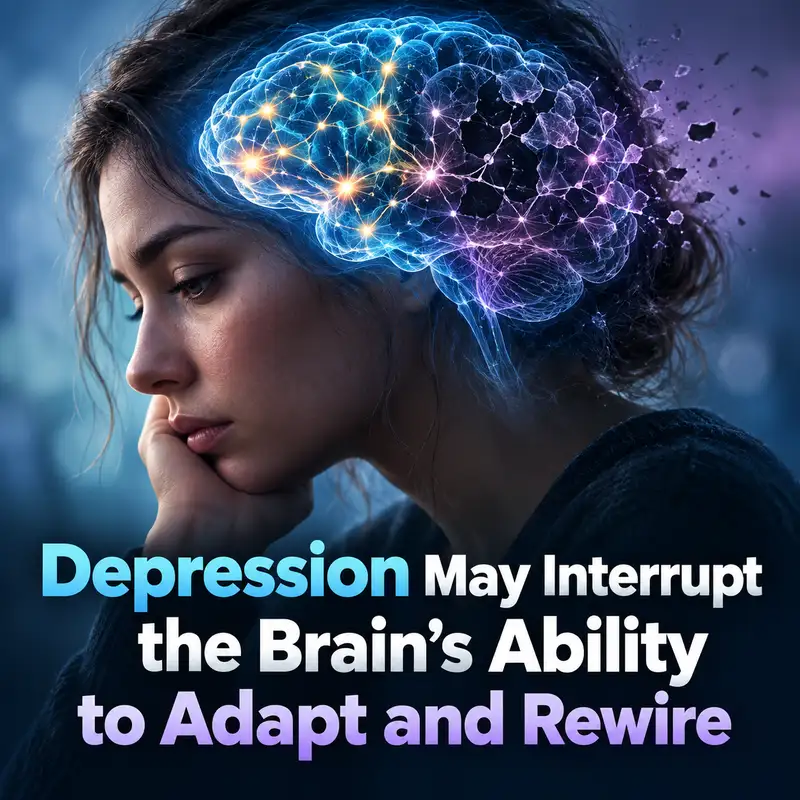 Depression May Interrupt the Brain's Ability to Adapt and Rewire
