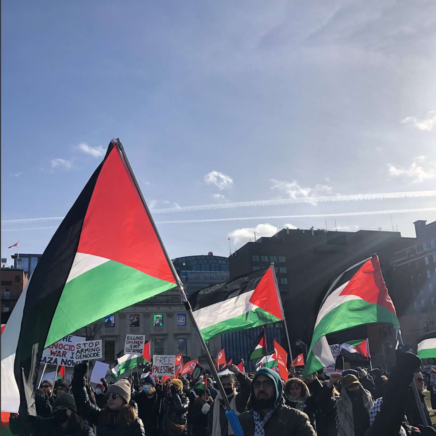 November 30, 2023 - Rally for Palestine, World AIDS Day, Rolling Stones, Star Wars Orchestra episode artwork