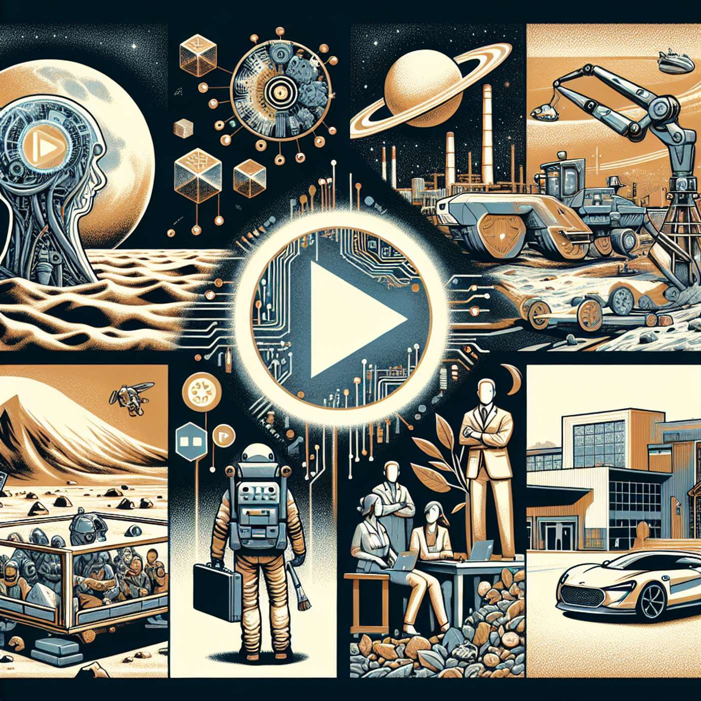 YouTube's AI Content Breach, Lunar Colony Prospects, Musk's Texas Move, New Models from Mistral, Amazon Worker Safety Controversy, Hugging Face's SmolLM Launch episode artwork