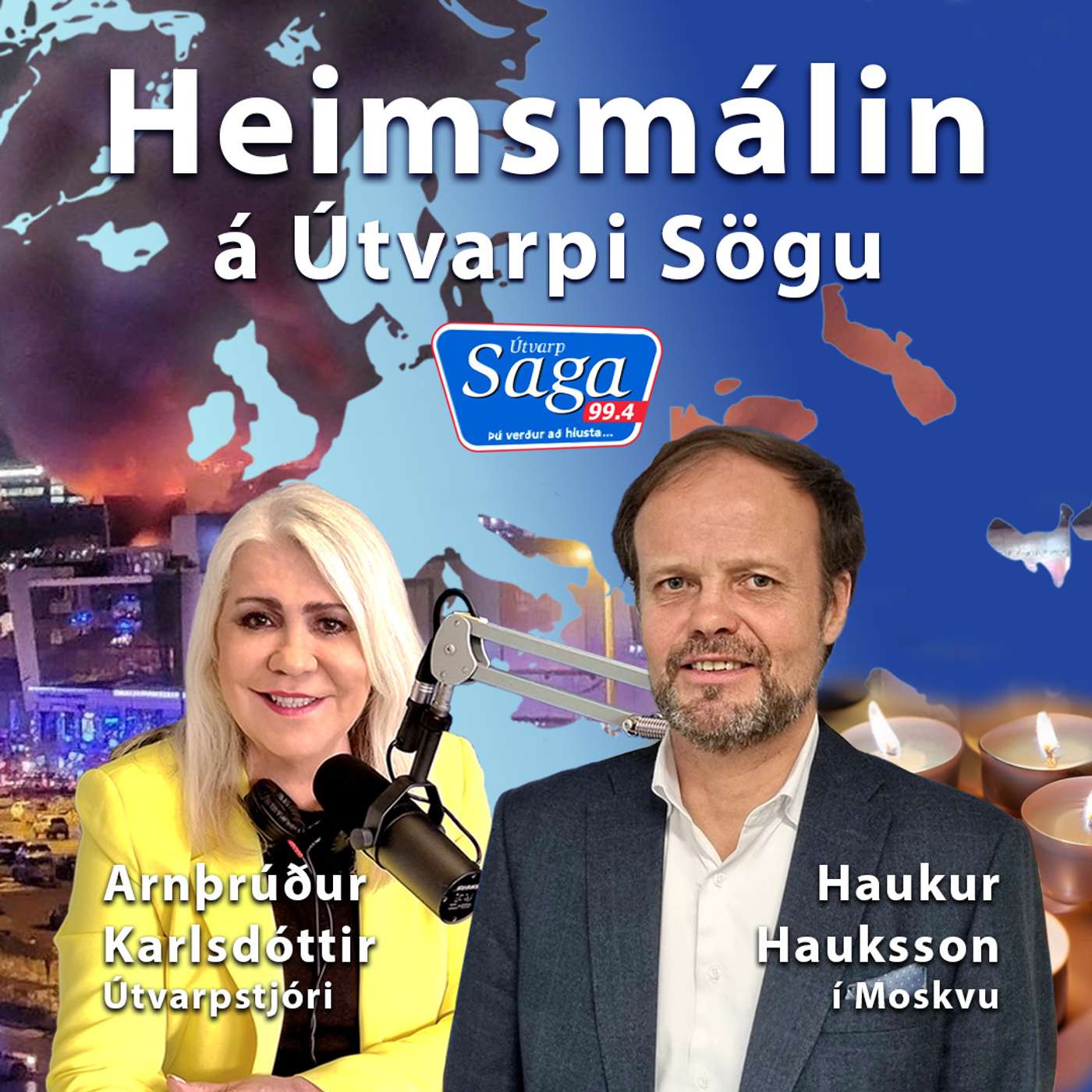 Hryðjuverk í Moskvu - Arnþrúður Karlsdóttir ræðir við Hauk Hauksson fréttamann í Moskvu episode artwork