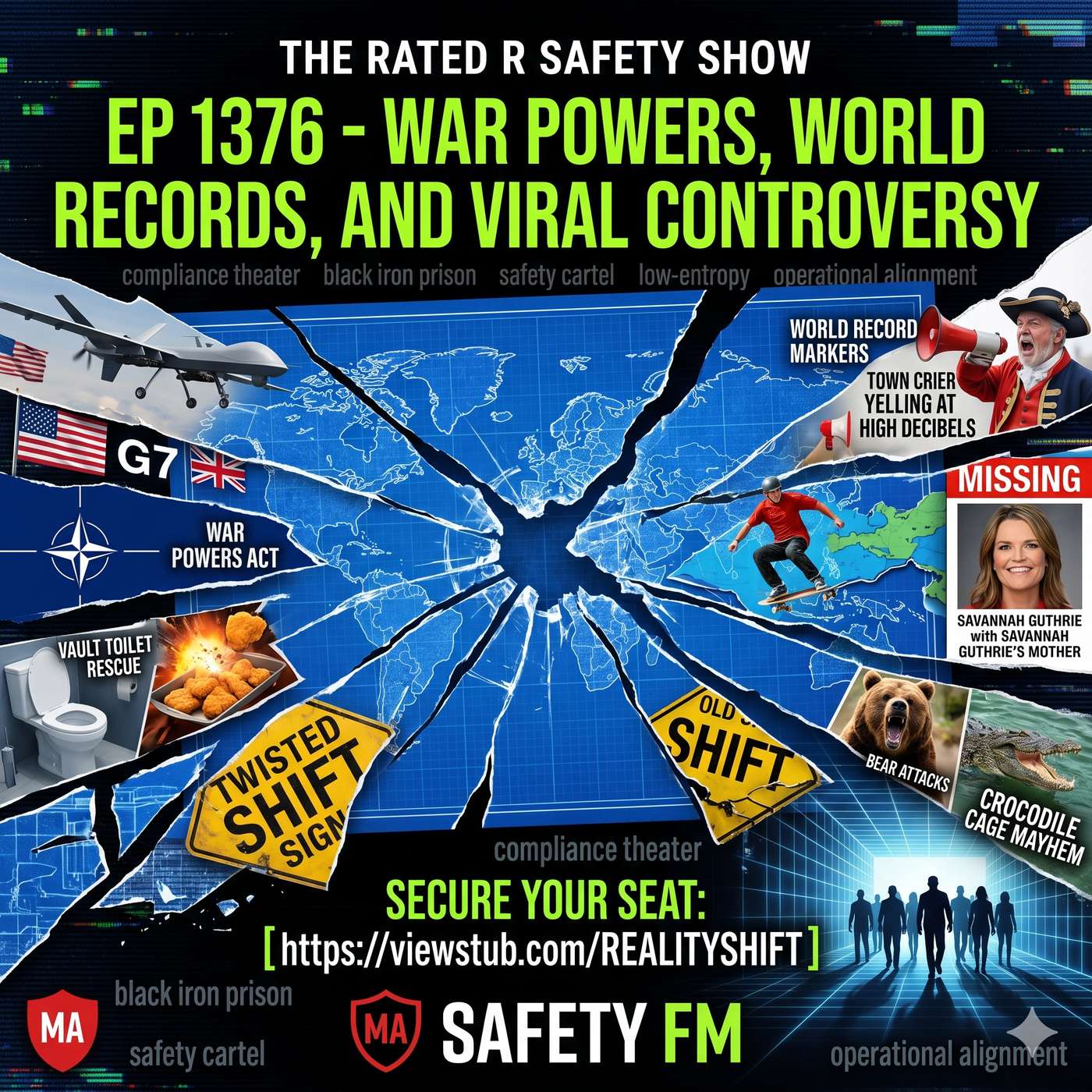 EP 1376 - War Powers, World Records, and Viral Controversy