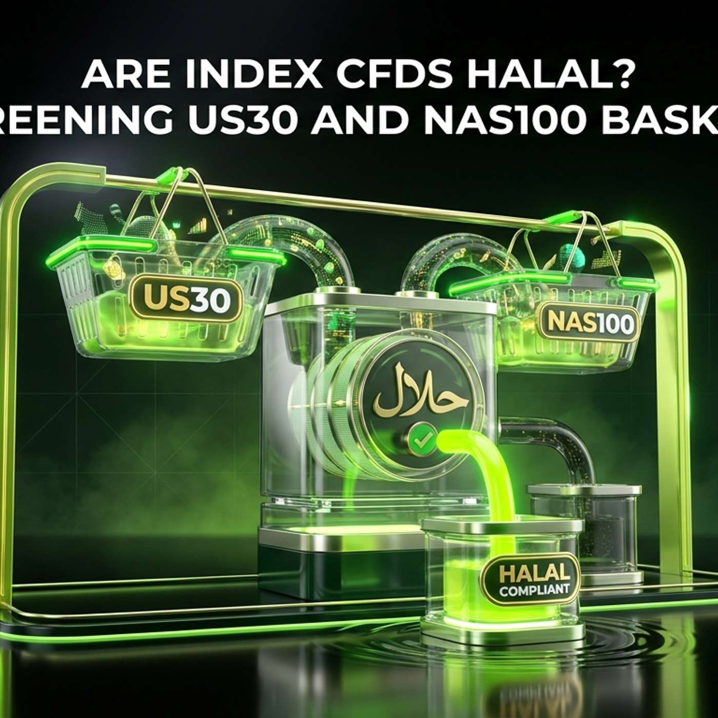 Are Index CFDs Halal? Screening US30 and NAS100 Baskets