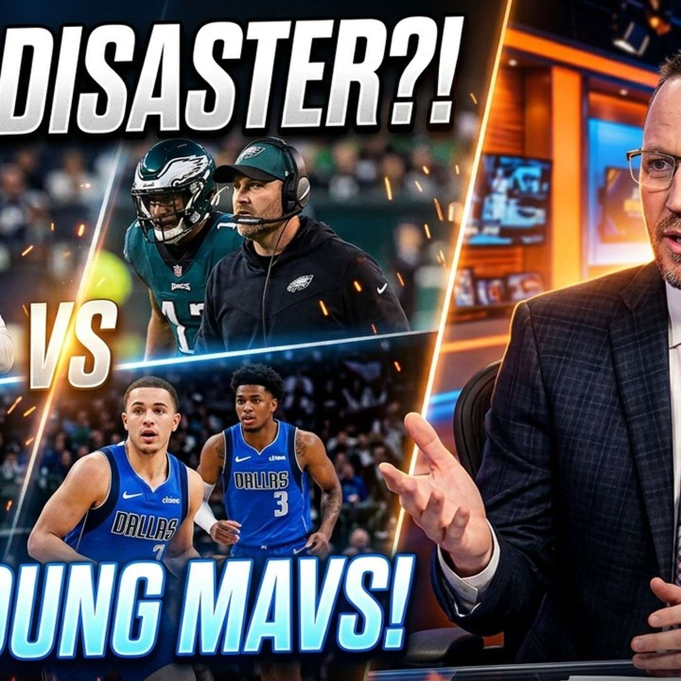 Cowboys Find Balance, Eagles’ Baffling Blitz Decision & Mark Followill on the Young Mavs episode artwork