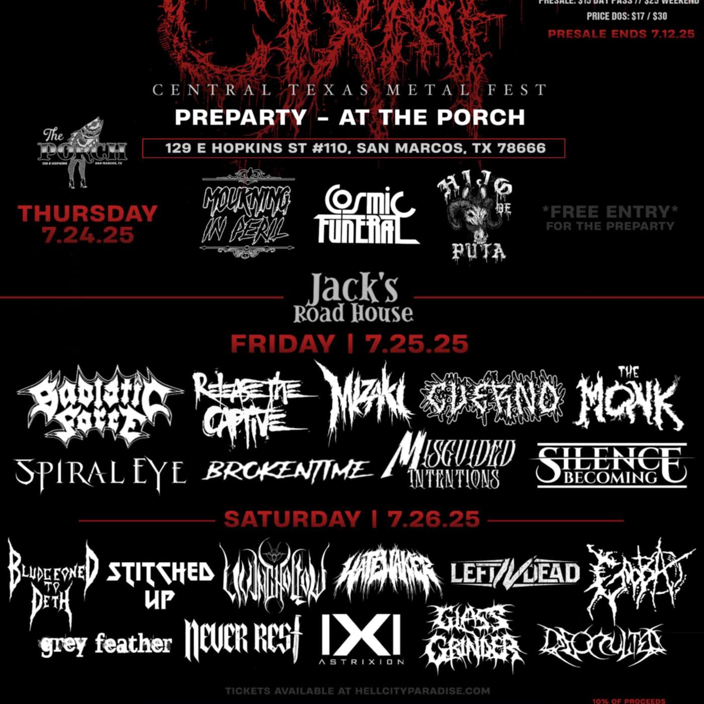 Supporting Local Music: The Heart of Central Texas Metal Fest with Ricky Fullen