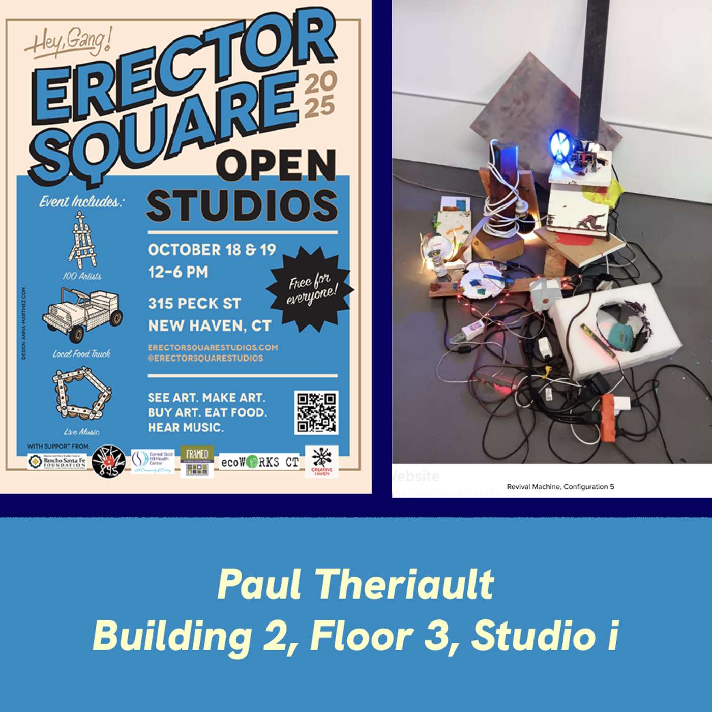 Erector Square Open Studios 2025—Interview with Artist Paul Theriault Erector Square Open Studios 2025—Interview with Artist Paul Theriault