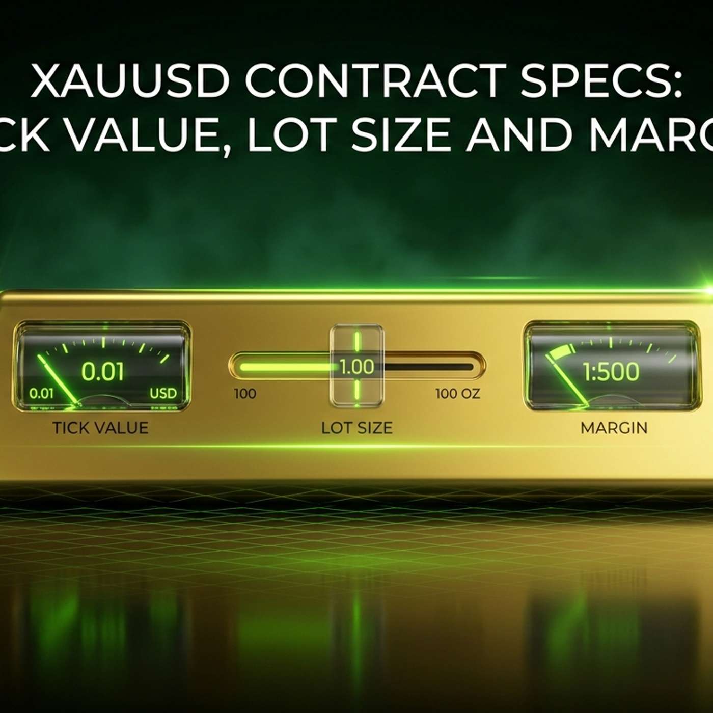 XAUUSD Contract Specs: Tick Value, Lot Size and Margin