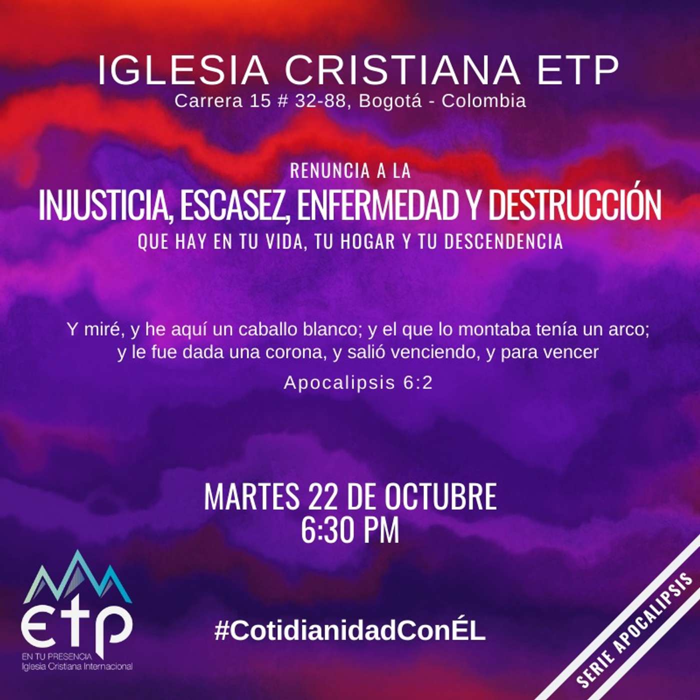 Charlas Iglesia ETP | Pastores Luis Salas y Jeannette Noguera, Iglesia ETP