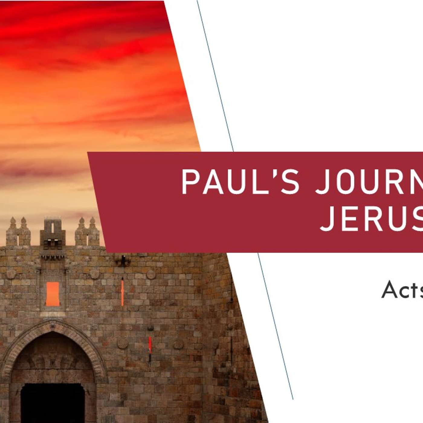 Paul's Journey to Jerusalem | 07/20/25 Morning Service