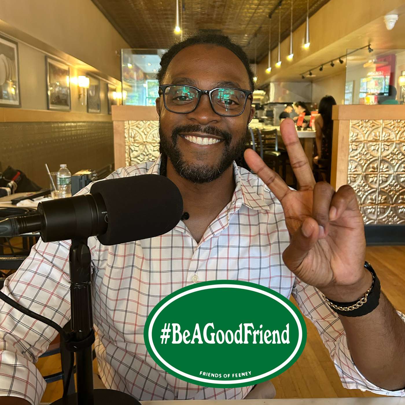 Feeney Talks With Friends