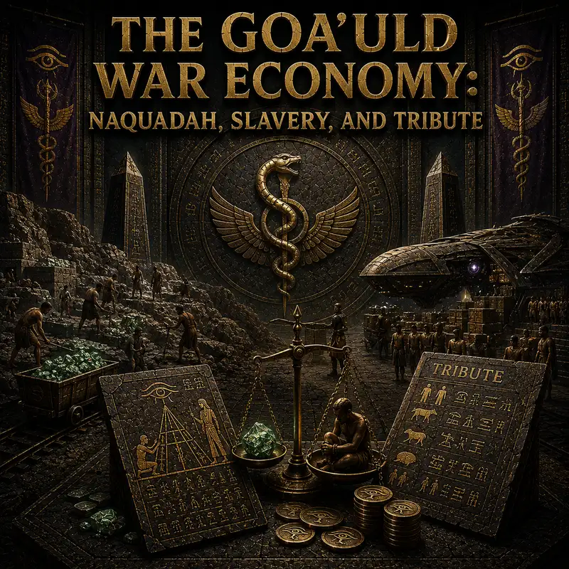 The Goa’uld War Economy: Naquadah, Slavery, and Tribute