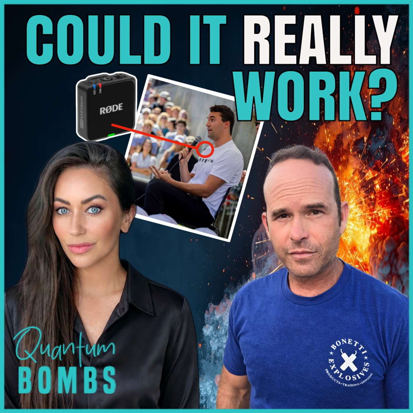 Charlie Kirk's Exploding Mic — An Explosives Expert Settles It 💥 episode artwork