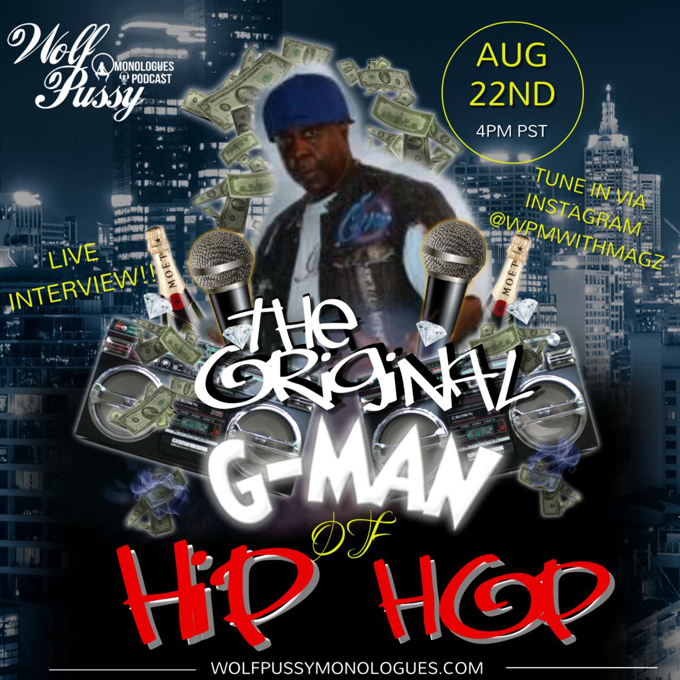 THE ORIGINAL G-MAN OF HIP HOP LIVE INTERVIEW episode artwork