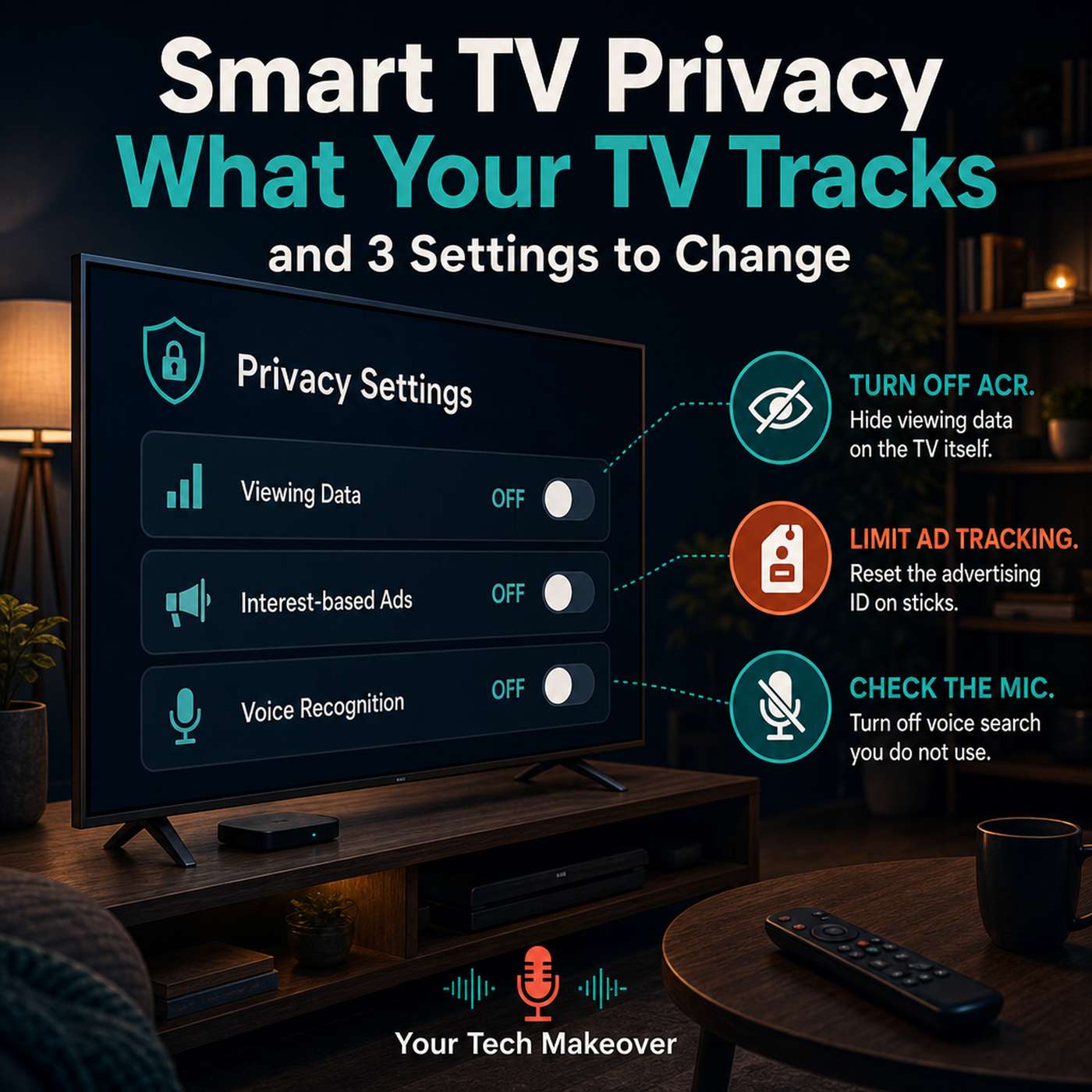 Smart TV Privacy Settings: What Your TV Tracks and How to Opt Out episode artwork