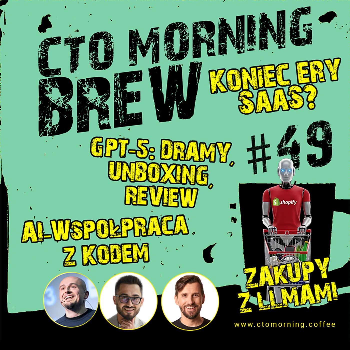 Brew #49: GPT-5 - Dramy, unboxing, review. AI-Współpraca z Kodem. Koniec ery SaaS? Zakupy z LLMami.