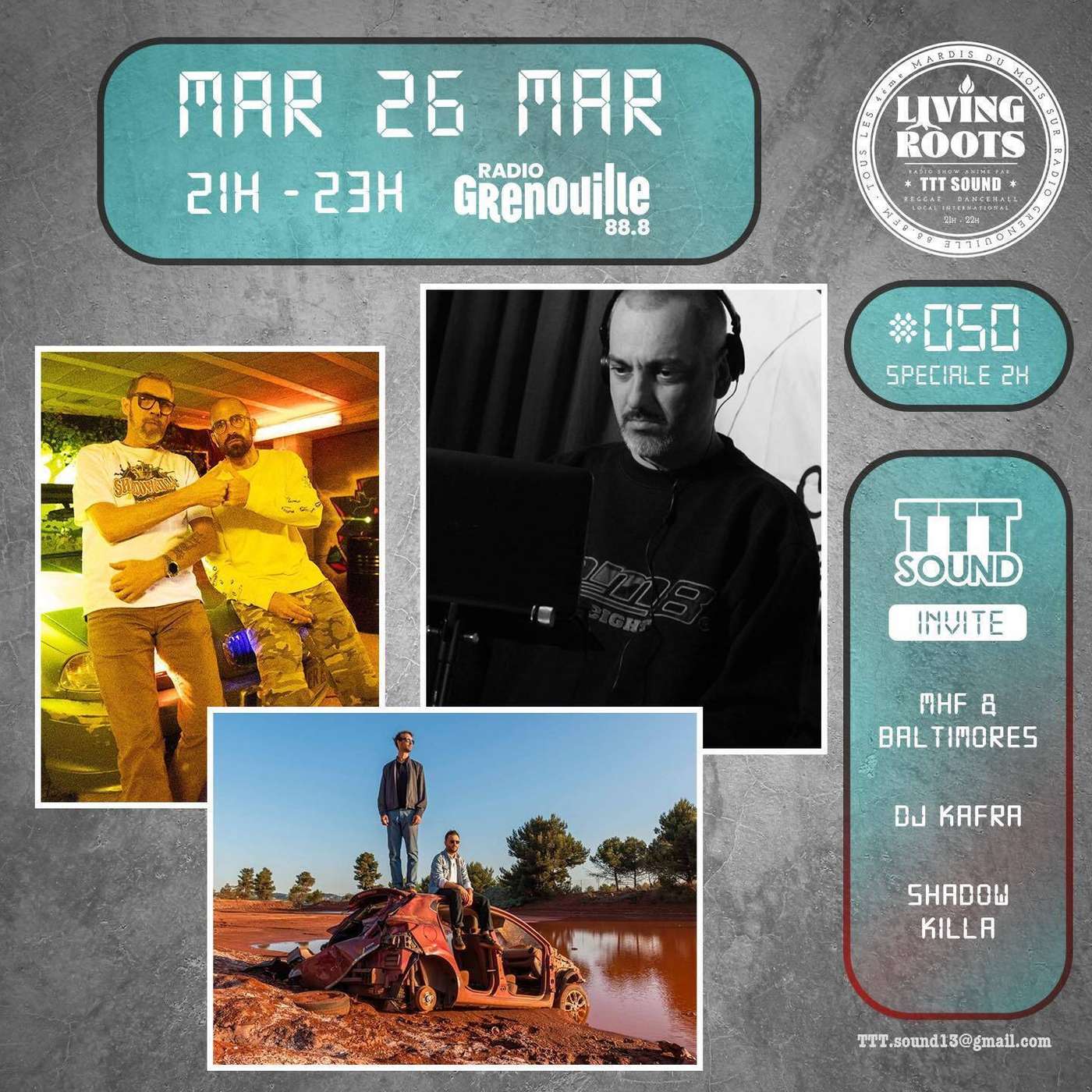 Living Roots # 50 | Spéciale 50e édition avec Shadow Killa, Baltimores & Dedoo, DJ Kafra episode artwork