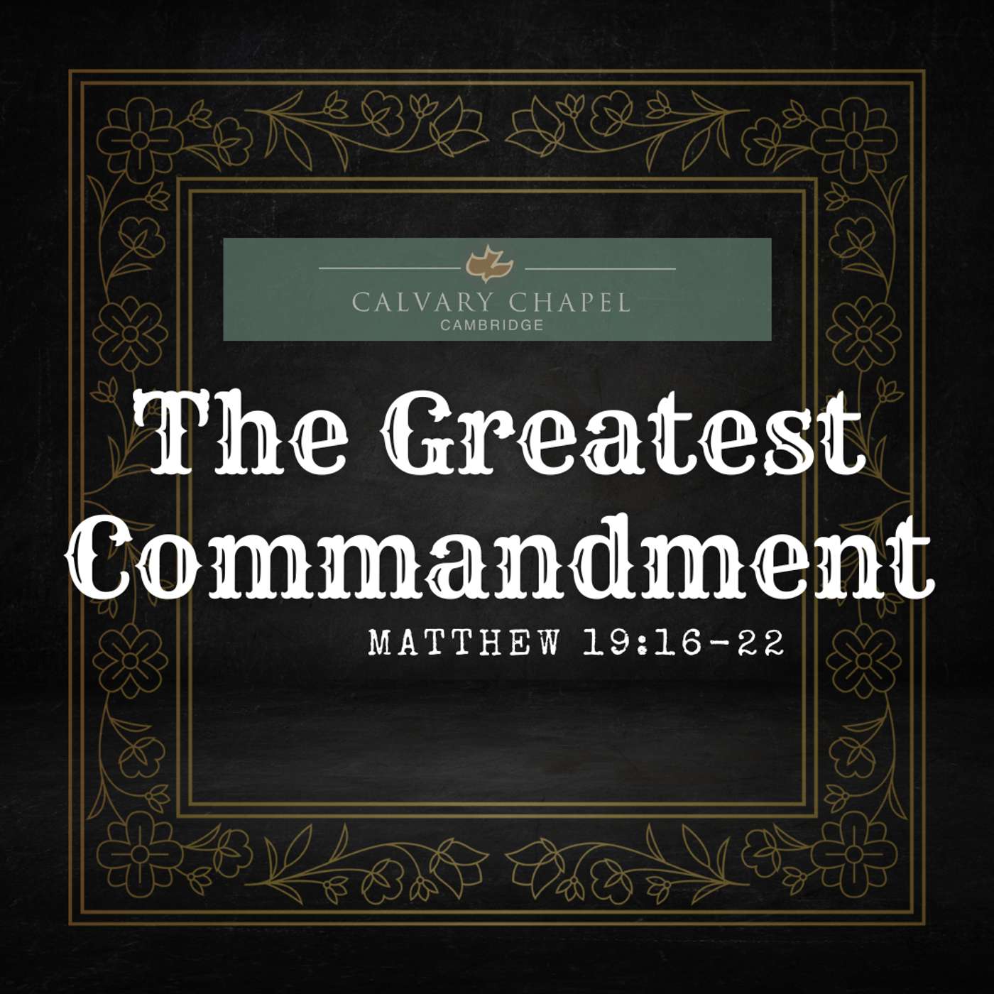 The Greatest Commandment episode artwork