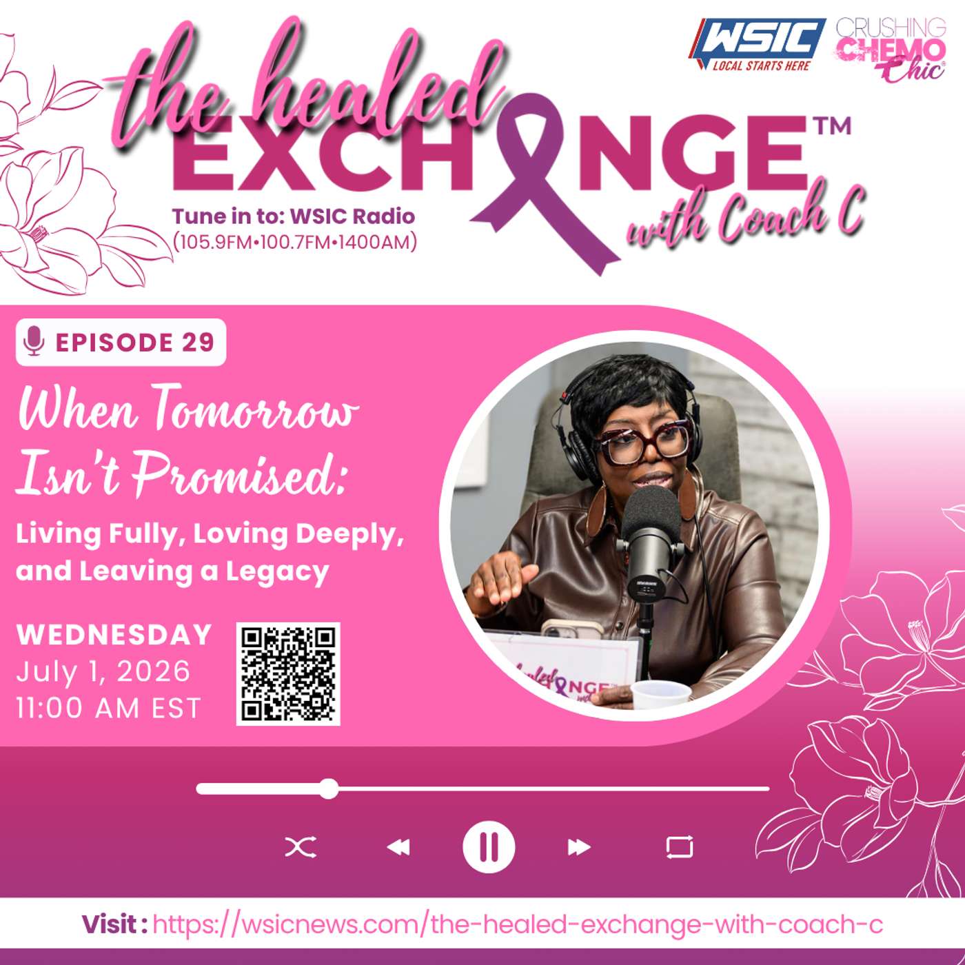 Episode 29 | When Tomorrow Isn’t Promised:
Living Fully, Loving Deeply, and Leaving a Legacy episode artwork