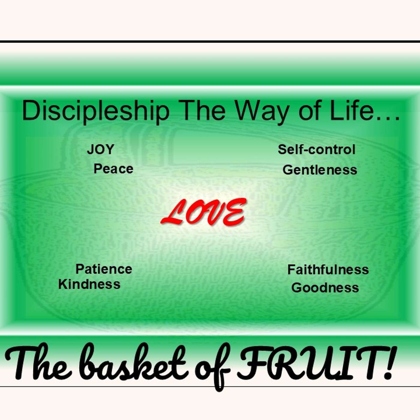 Discipleship The Way of Life... The Basket of FRUIT!