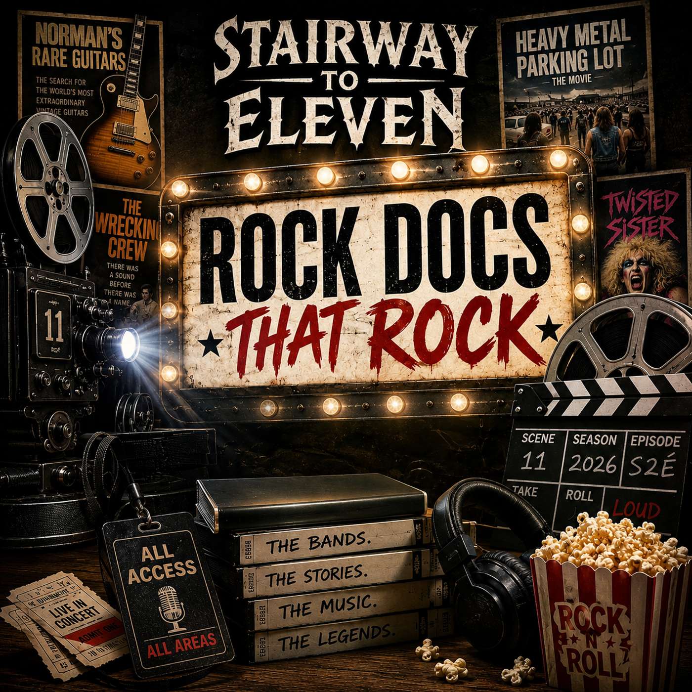 Stairway to Eleven #34: Rock Docs That Rock episode artwork