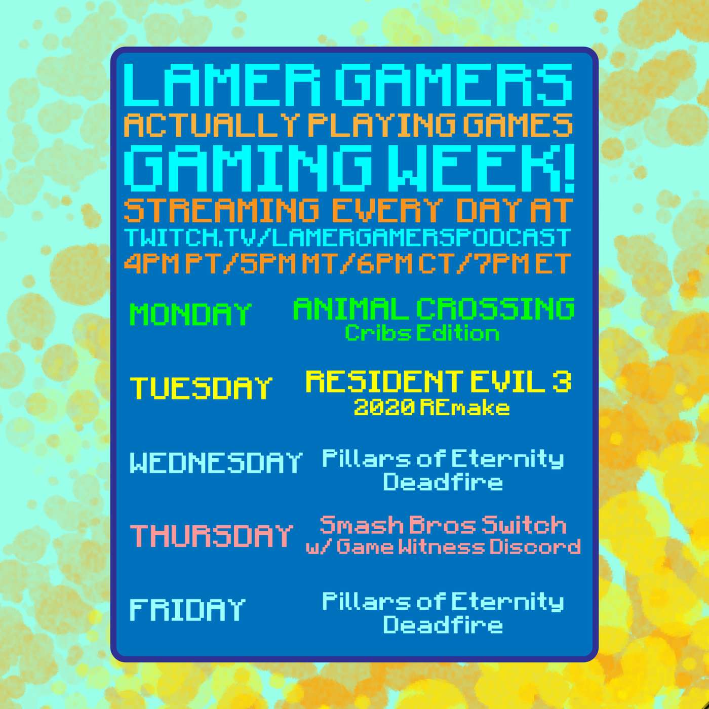 LAMER GAMERS ACTUALLY PLAYING GAMES - GAMING WEEK! episode artwork