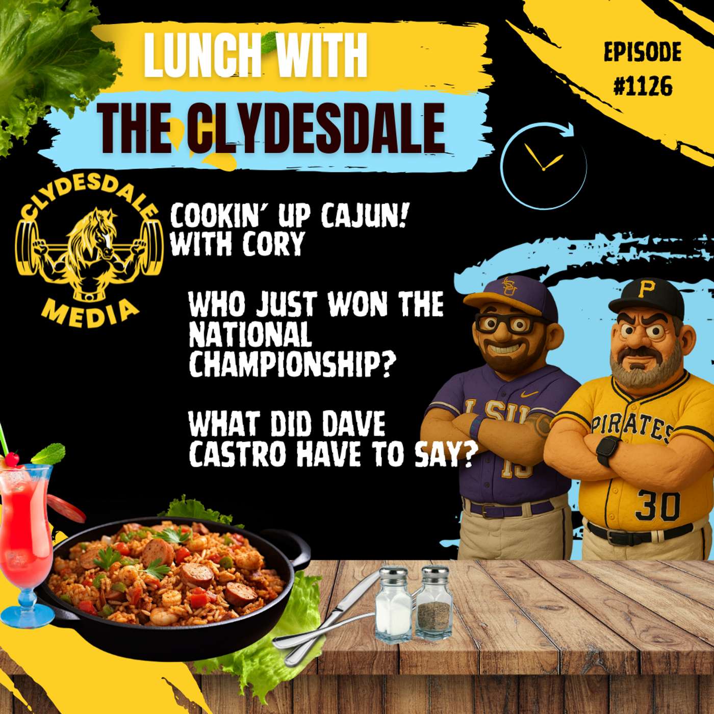 Lunch with the Clydesdale - Cookin it up Cajun with Cory  SPECIAL DAY episode artwork