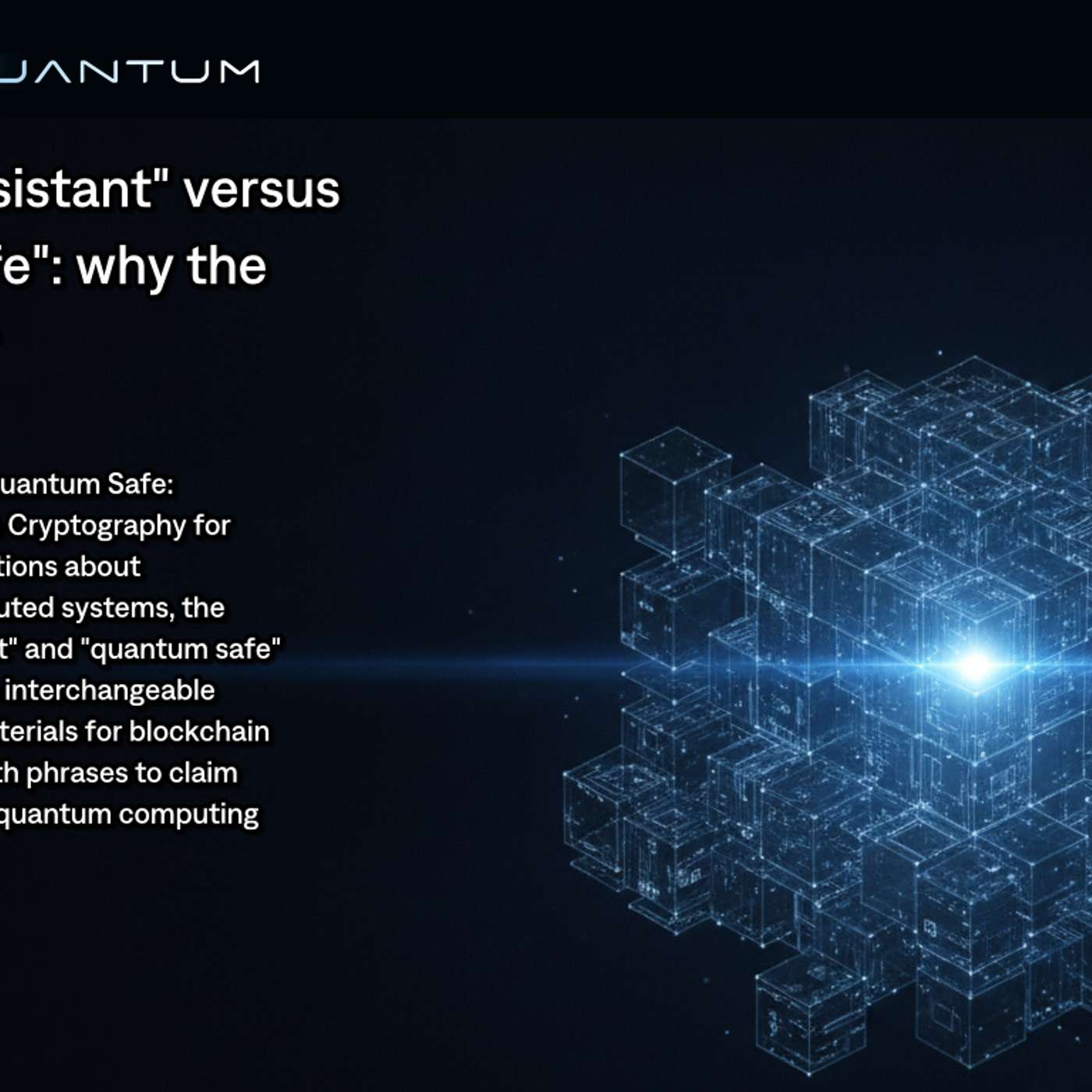 A Quantum-Resistant Signature Doesn’t Make Your Blockchain Quantum-Safe
