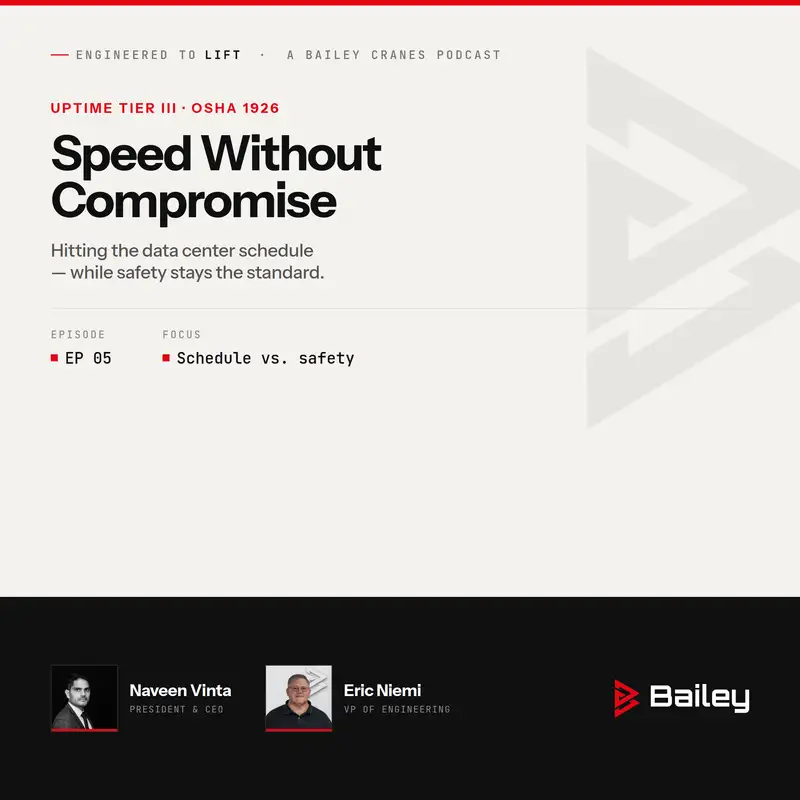 Speed Without Compromise: Hitting the Data Center Schedule While Safety Stays the Standard