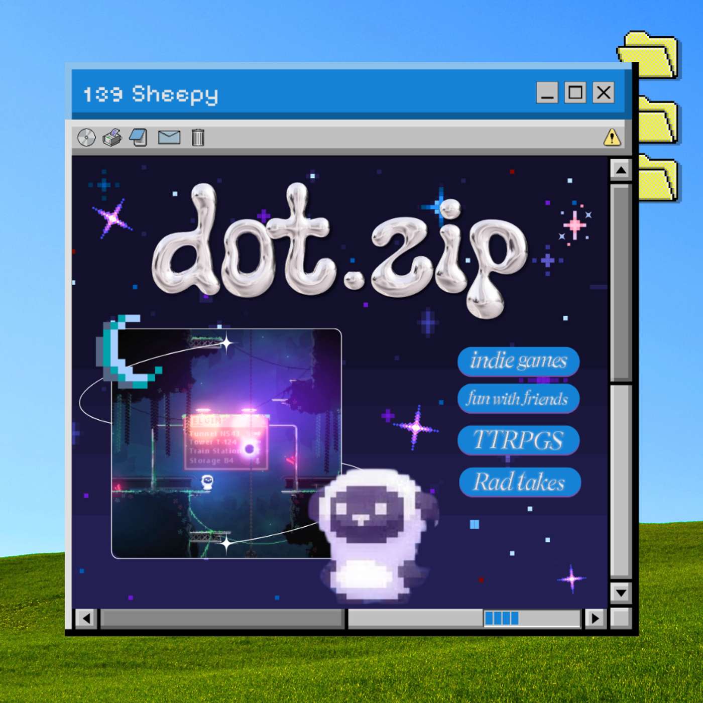 Having Fun in Sheepy: A Short Adventure