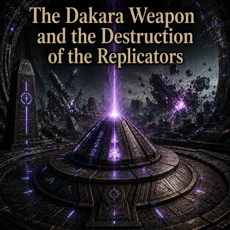 The Dakara Weapon and the Destruction of the Replicators