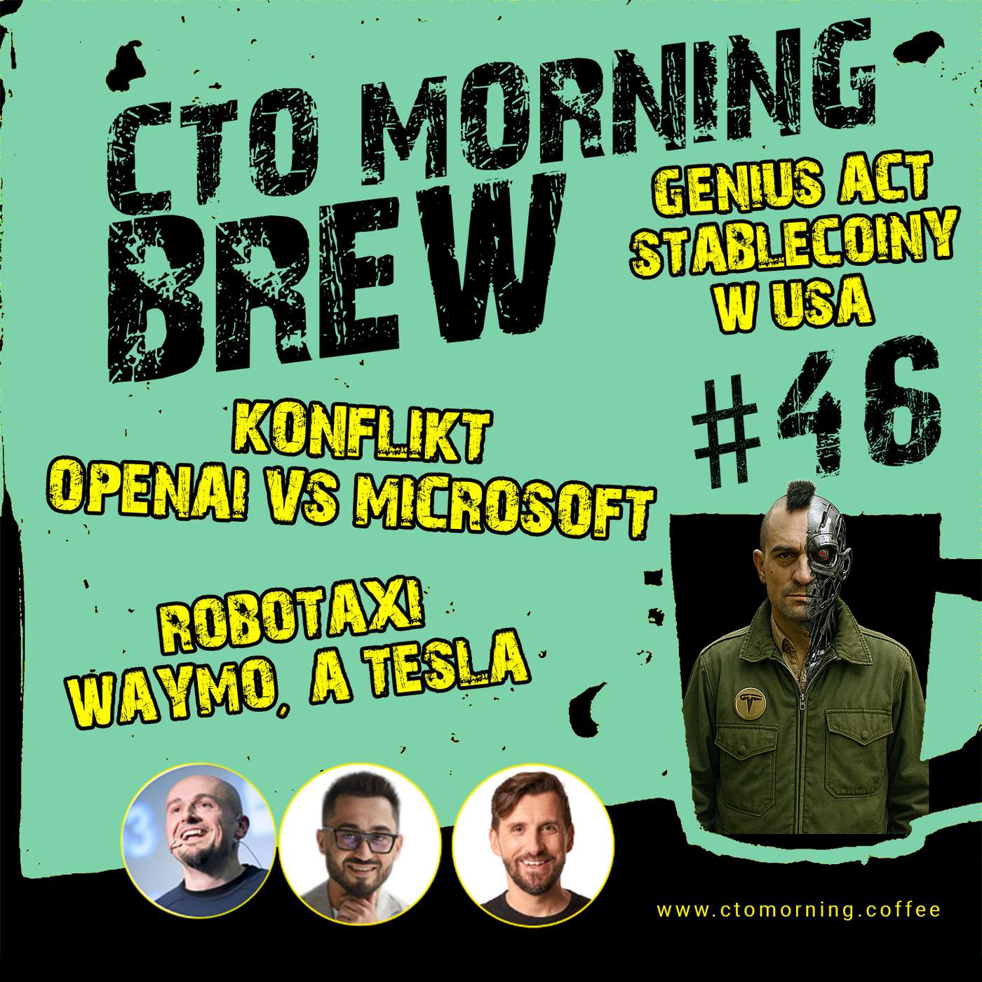Brew #46: Konflikt OpenAI vs Microsoft. RoboTaxi - Waymo, a Tesla. GENIUS Act - Stablecoiny w USA.