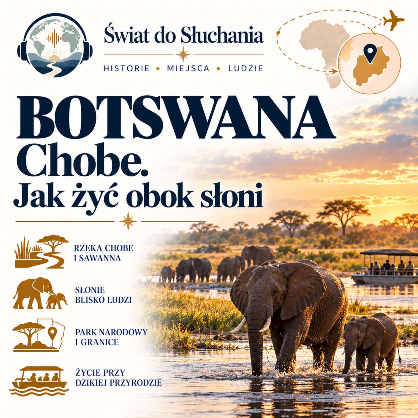 Botswana. Chobe. Jak żyć obok słoni episode artwork