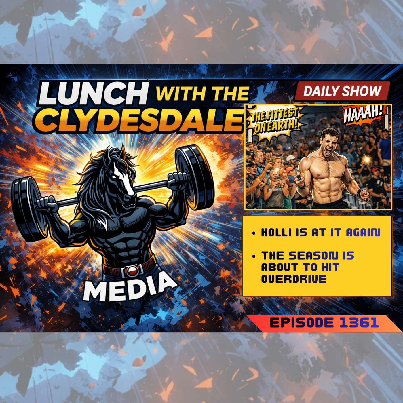 Lunch with the Clydesdale - Thursday 4/16 Show! -What's the Pickle? episode artwork