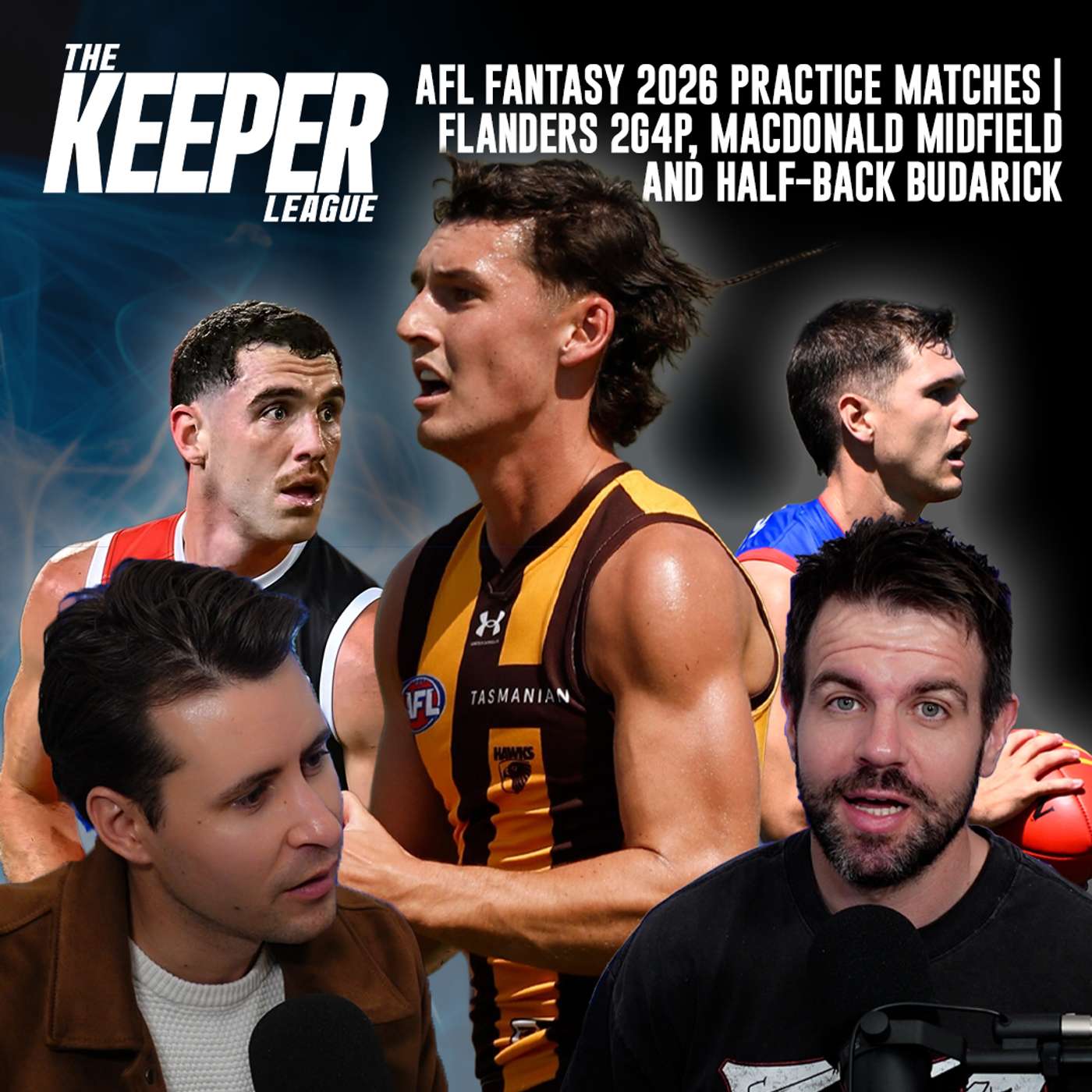 AFL Fantasy 2026 Practice Matches | Flanders 2G4P, Macdonald Midfield & Half-back Budarick