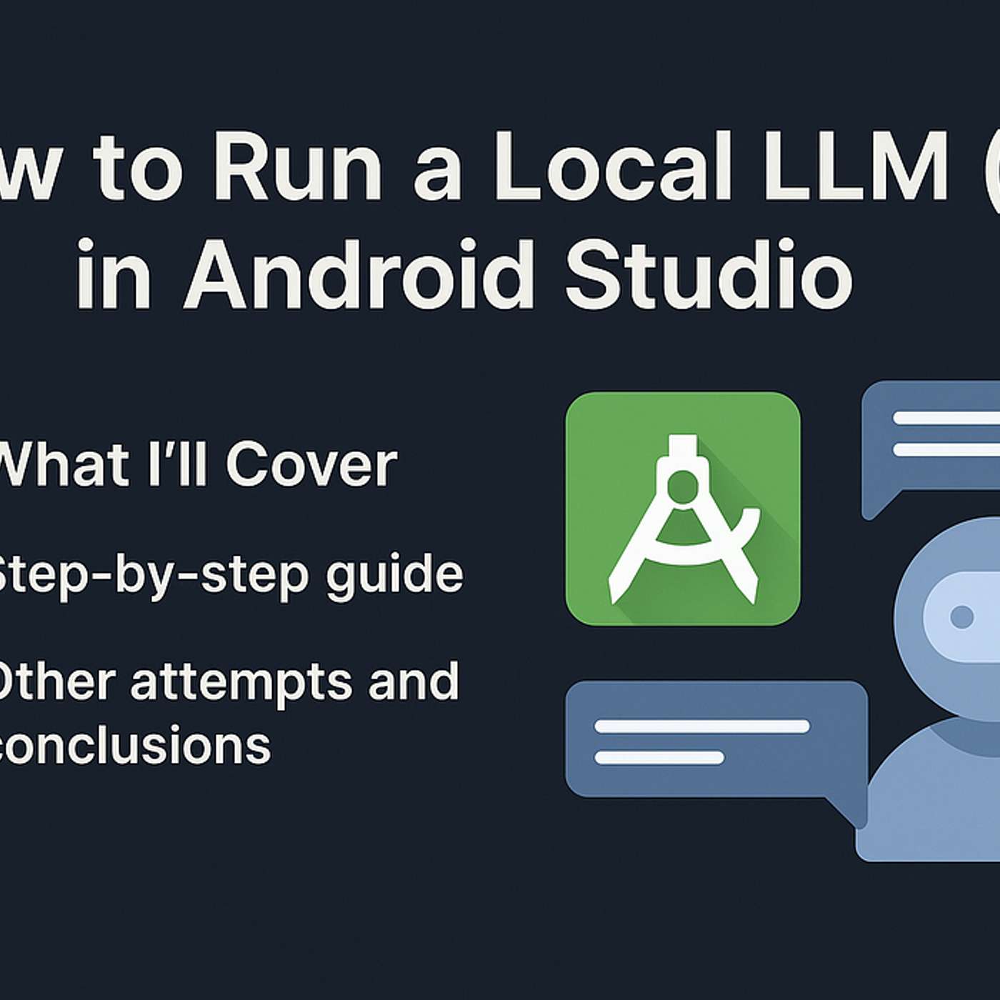 How to Run Local LLM (AI) in Android Studio