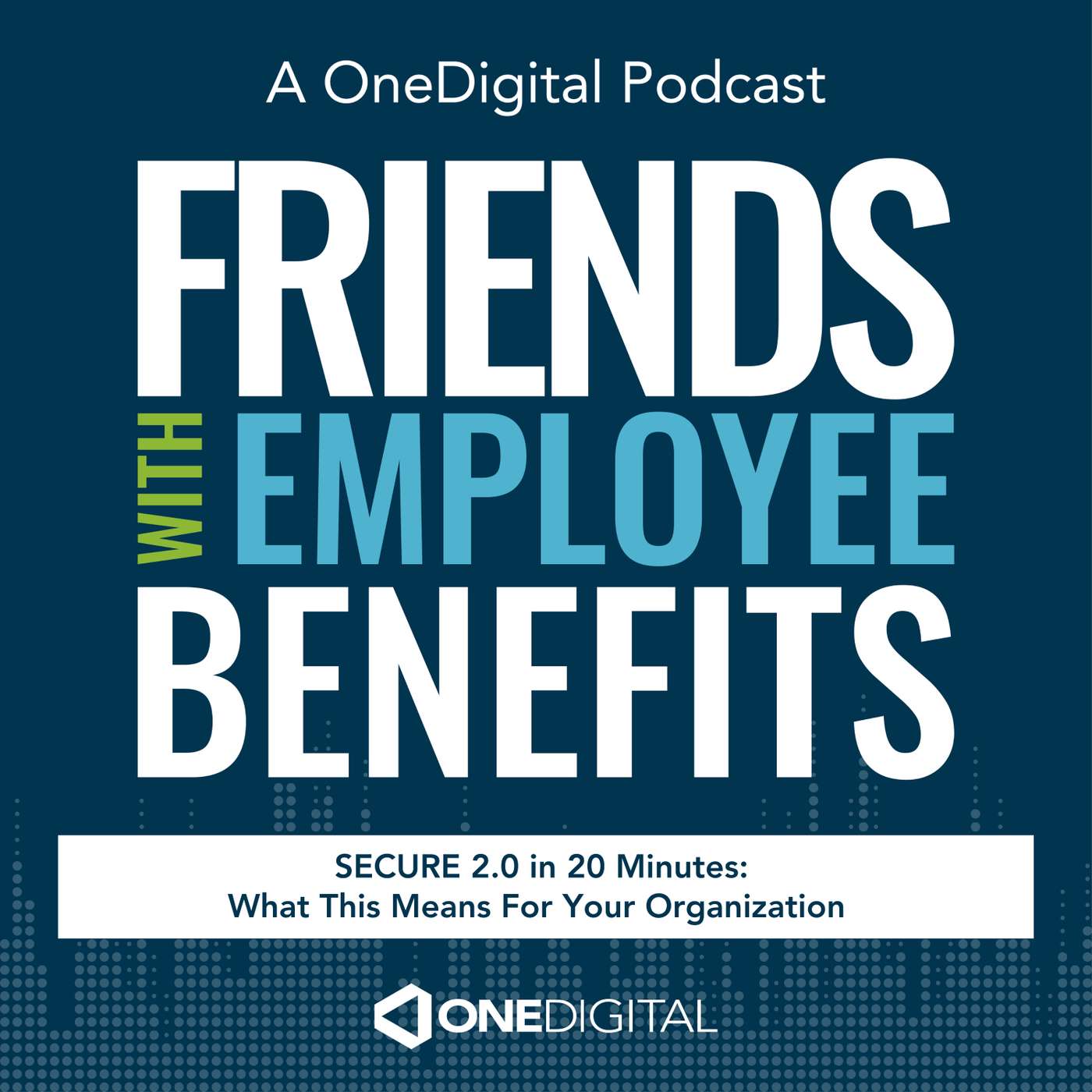 SECURE 2.0 in 20 Minutes: What This Legislation Means For Your Organization with Sean Patton, SVP, Retirement Services at OneDigital