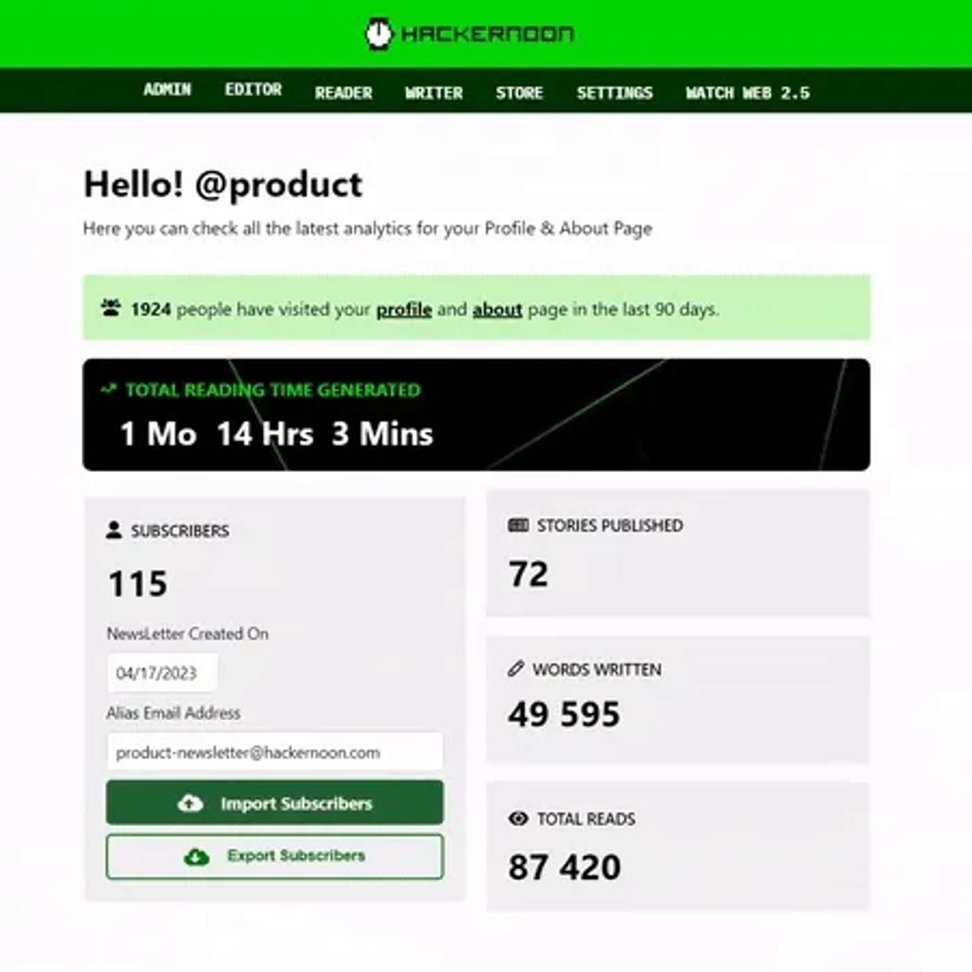 Unveiling Your Improved Profile and About Page Statistics Unveiling Your Improved Profile and About Page Statistics