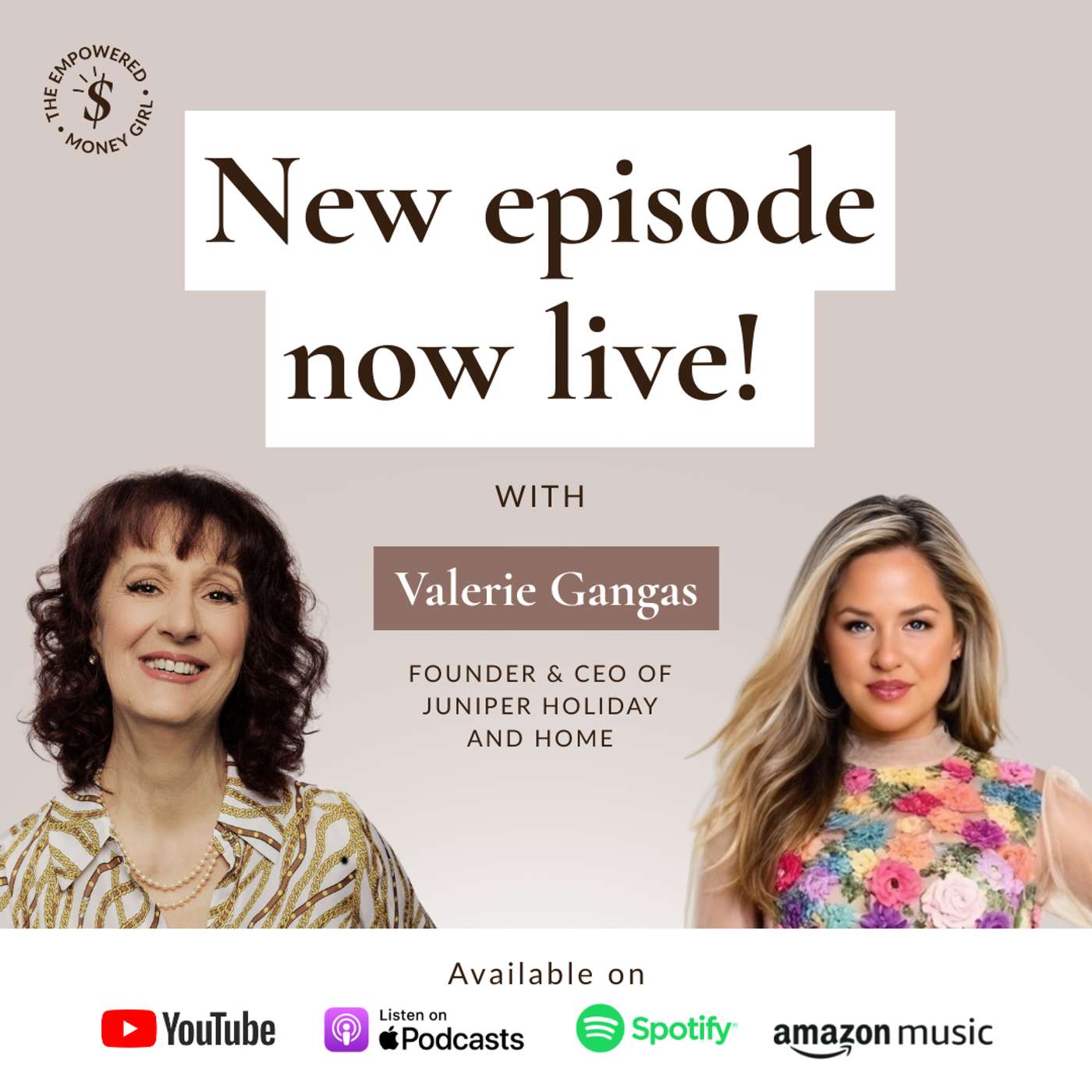 SE01EP31 - From Restaurant Roots to Entrepreneurial Success | with Valerie Gangas episode artwork